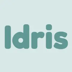 Stora, mjuka bokstäver bildar namnet Idris. Kanske vill du veta Idris betydelse?
