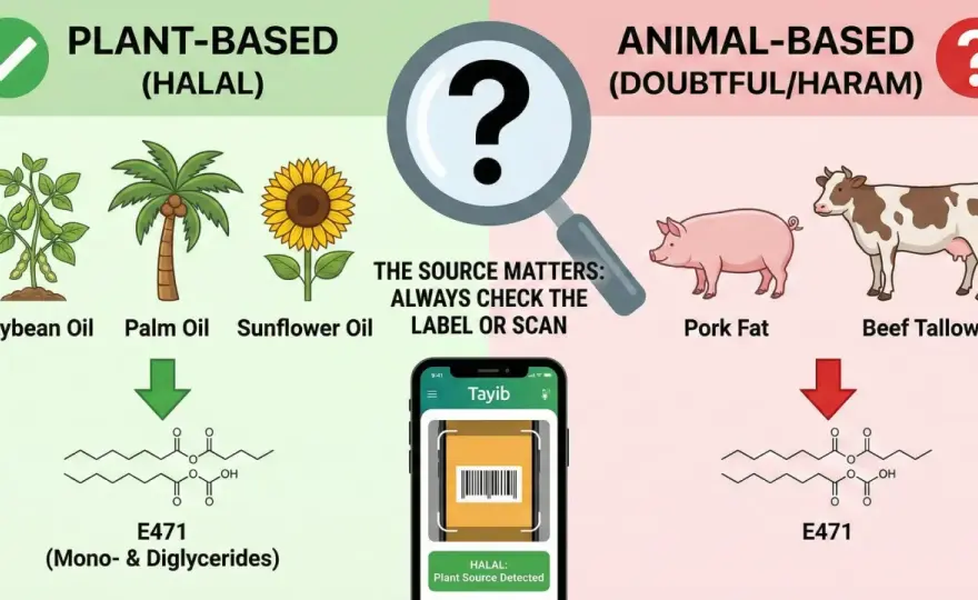 E 471 Halal? Tolka märkning & ursprung – Enkel guide